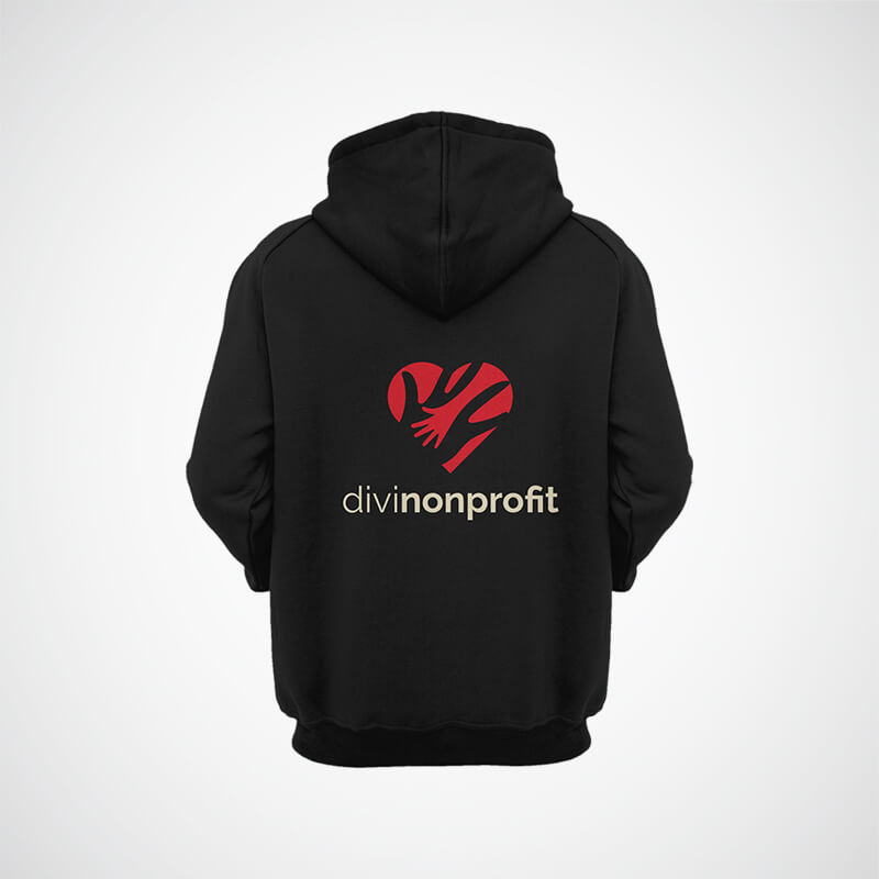 Men's Hoodie Black – Bild 2